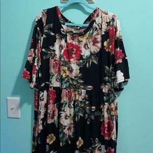 3X EUC Floral Dress - Sweet Lovely by Jen